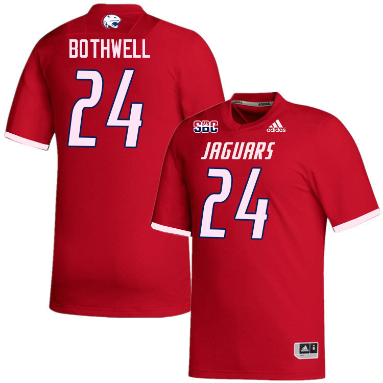 #24 Fluff Bothwell South Alabama Jaguars Jerseys,College Football Uniforms,Apparels Stitched-Red